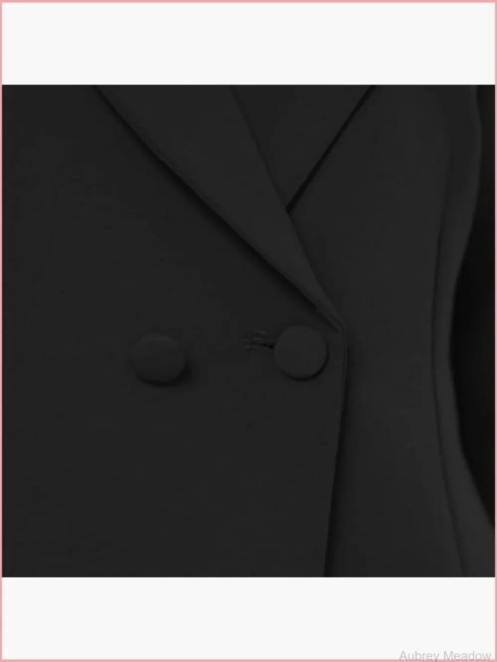 Long Sleeve Notch Lapel Work Suit Blazer Open Front Casual Jacket with Pockets